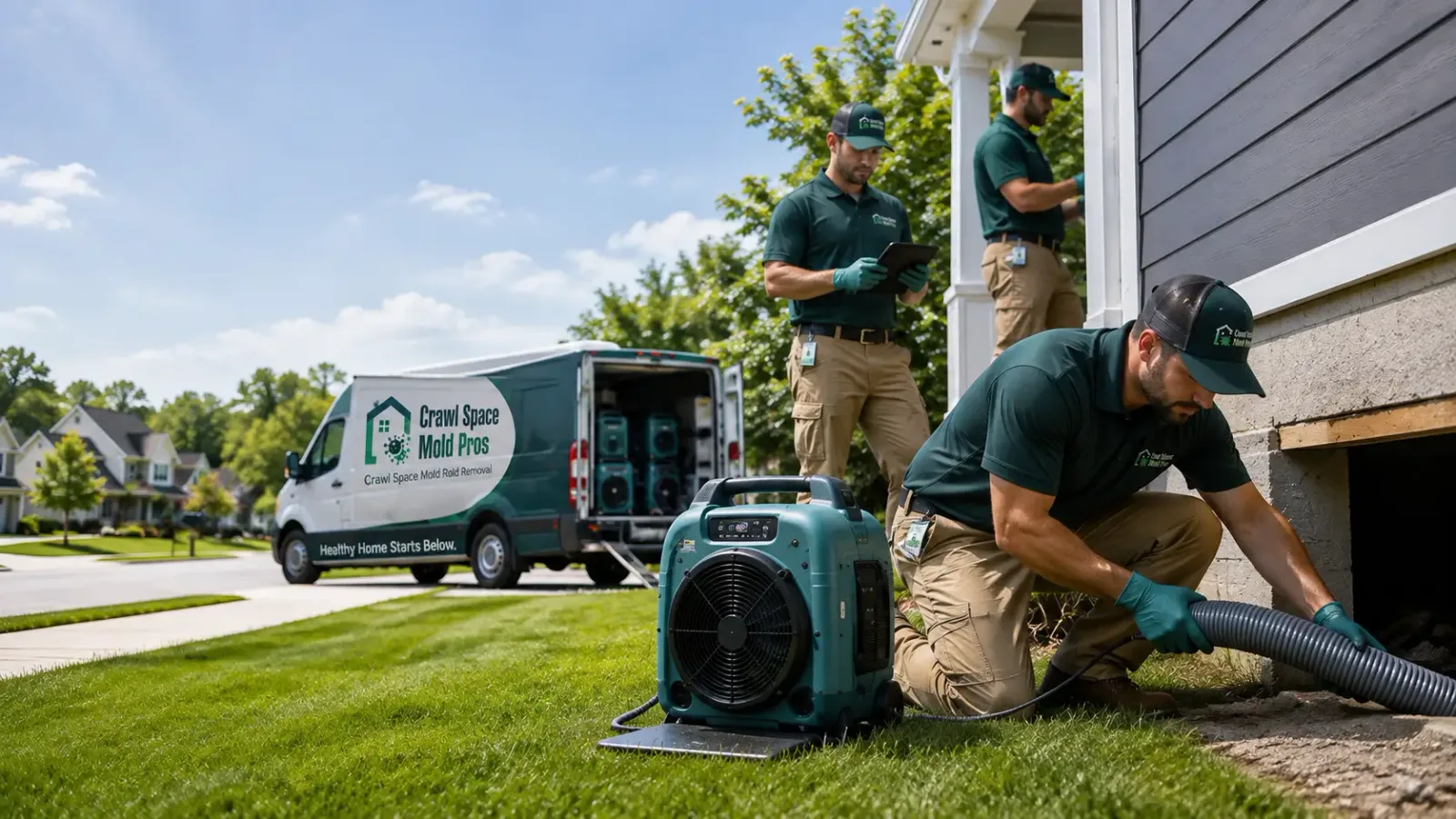 Crawl Space Mold Removal in White Lake, WI